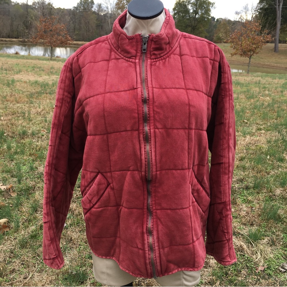 Free People Dolman Jacket OB1370617 Oversized Quilted Knit Sz S/P  RARE TRENDY